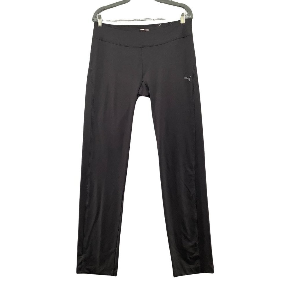 Puma Yoga Pants Womens XXL Black Slim Straight‎ Low Rise Gym Active Workout